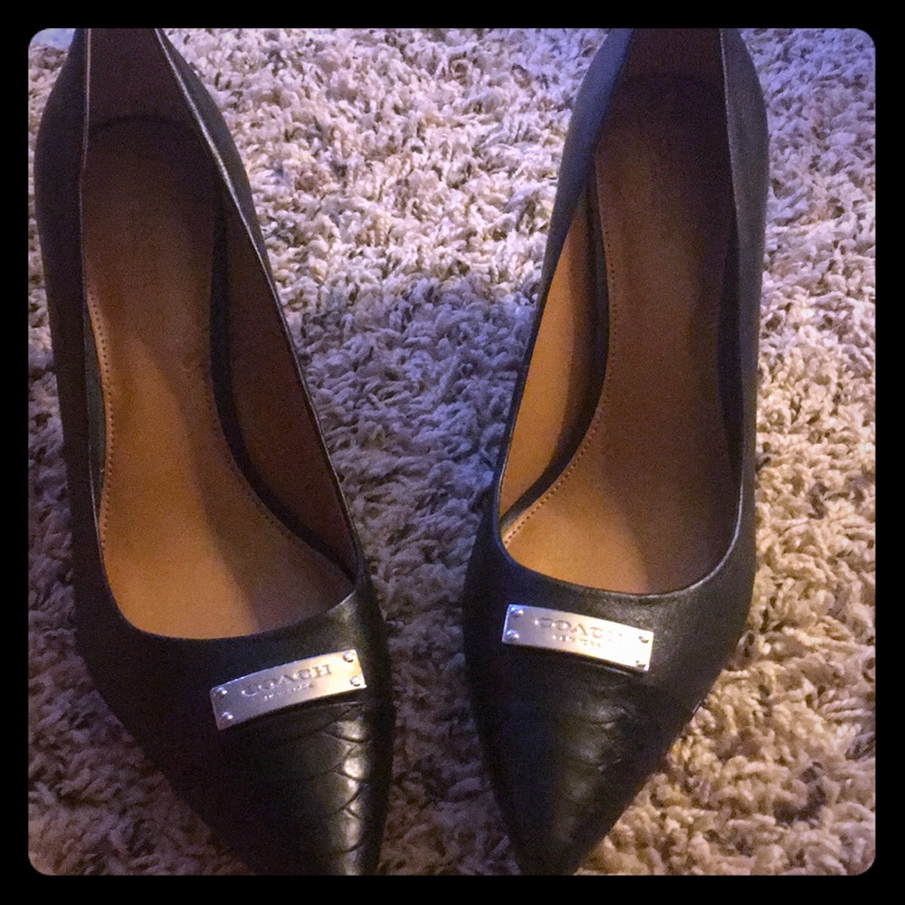 Coach Leather Heels